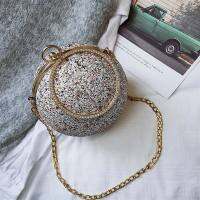 Fashion Round Chains Evening Bags Designer Handle Women Handbags Luxuey Sequins Crossbdoy Bag Lady Party Purses Day Clutchs