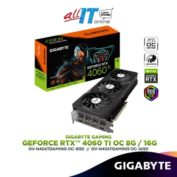 GIGABYTE NVIDIA GeForce RTX 4060 Ti AERO OC 16GB GDDR6 PCI Express 4.0  Graphics card White GV-N406TAERO OC-16GD - Best Buy