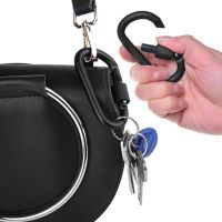 30Pcs Metal Mountaineering Buckle D Ring Spring Buckle Key Chain Hook with 7.62cm Screw Cap Travel Supplies