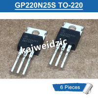 6ชิ้น GP220N25S ถึง-220 HGP220N25S GP 220N25S GP220N255 220N25 93A TO220/250V N-Channel Power MOSFET ทรานซิสเตอร์ใหม่แบบดั้งเดิม IC