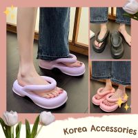 Korean? รองเท้าแตะหูหนีบเสริมพื้นหนา 5 สี เบอร์ 35-40