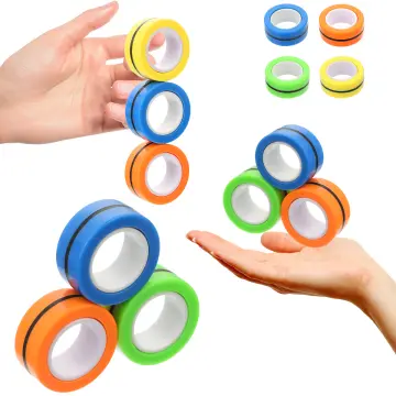 Magnetic Finger Ring Fidget Toy Set With Hand Spinner And Hippie Bracelets  Perfect Christmas Gift From Hot Wind, $0.02 | DHgate.Com