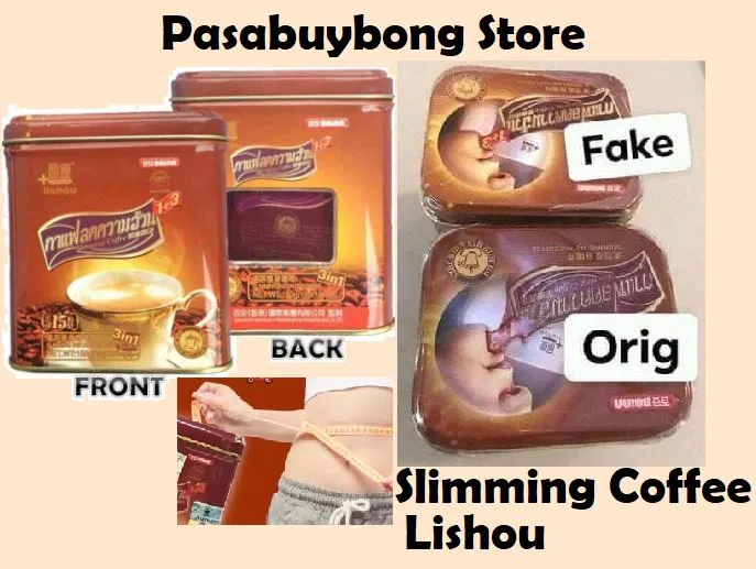 Authentic Lishou Coffee 3in1 Slimming Instant Coffee (15sachets/can