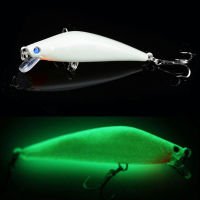 【cw】5PcsLot Night Fishing Lure Set Luminous Bass Minnow 3D Hard Baits With Treble Hooks Crankbaits Kit for Pike Carp Pesca Tackle ！