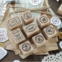 Retro Mark Collection Series Plants Butterfly DIY Wooden Rubber Stamps For Scrapbooking Stationery Scrapbooking Standard Stamp