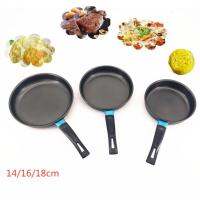 141618cm Mini Non-sticky Flat Base Frying Pan for Induction Cooker Household Cooking Kitchen Accessories