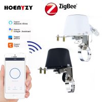 Zigbee 3.0วาล์วน้ำตัวควบคุมก๊าซ Wifi ควบคุมแอปทำงานอัตโนมัติกับ Alexa Smartthings Yandex Tuya ชีวิตอัจฉริยะ