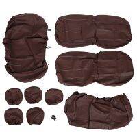 1 Set Blcak Car Cushion Universal Cover Seat Cover Auto Interio Supplies Cushion Set