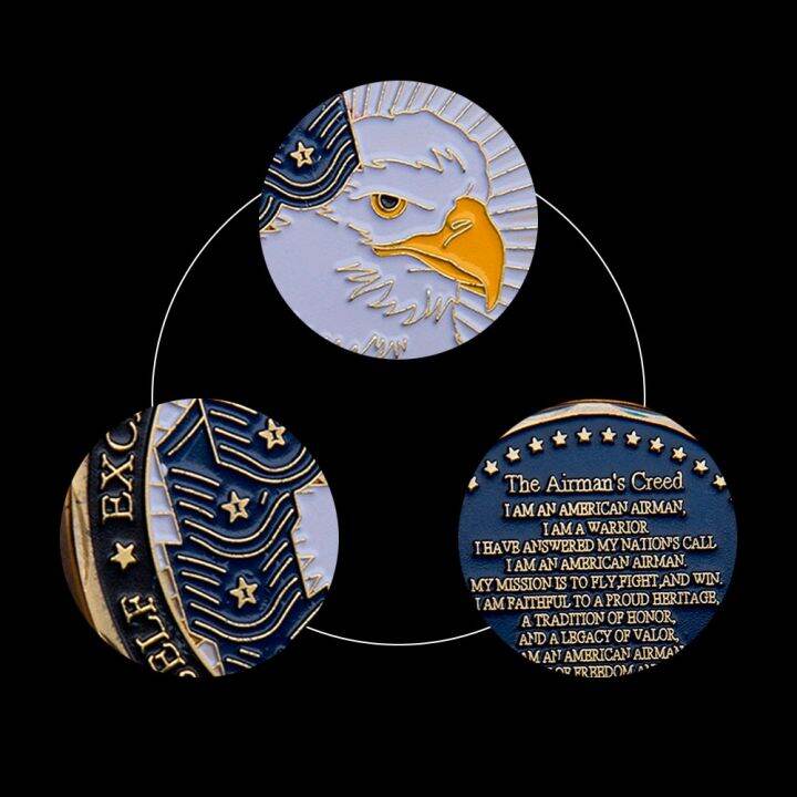 flowerslin-united-states-air-force-core-commemorative-coin-the-airmans-creed-values-usa-challenge-coin-art-craft-collectible