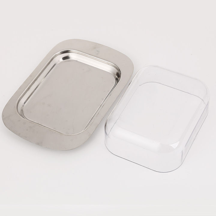 realand-retangular-stainless-steel-butter-dish-box-container-cheese-server-storage-keeper-tray-with-transparent-easy-lid