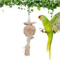 Parrot Chew ของเล่นหวายทอผ้า Bird Shredding กรงนกธรรมชาติของเล่นสำหรับ Lovebird Conure Budgies Parrot atiel อุปกรณ์เสริม