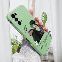 (คลังสินค้าพร้อม) เคสโทรศัพท์มือถือสำหรับ OPPO Reno เคสโทรศัพท์5 Reno5 5กรัมสำหรับเด็กผู้ชายเด็กผู้หญิงเคสซิลิโคนเหลวขอบด้านข้างฝาหลังปกป้องกล้อง