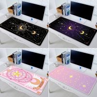 ◘❣卐 Extra Large Kawaii Purple Gaming Mouse Pad Moon Phase Magic Celestia Desk Mat Water Proof Nonslip Laptop Desk Accessories