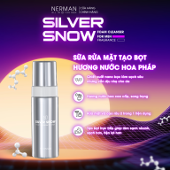 Sữa rửa mặt tạo bọt 2in1 Nano bạc Nerman Silver Snow thumbnail