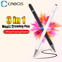 Touch Screen Drawing Capacitive Pen For Stylus Android IOS Lenovo Xiaomi Samsung Tablet Pen Universal Smartphone 3 in 1 Stylus Stylus Pens