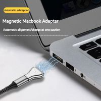 100W Aluminum USB Type C Magnetic PD Charger Adapter Led Indicator Fast Charging USBC Magnet Plug Converter for MacBook Air Pro