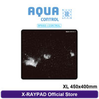 แผ่นรองเมาส์เล่นเกม Aqua Control II สีดำ Galaxy ขนาด XL-450x400x4mm