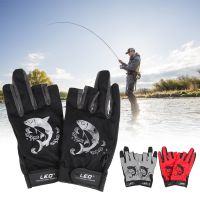 1 3 Fingerless Fishing Gloves Breathable Drying Anti-slip Outdoor Cycling Camping