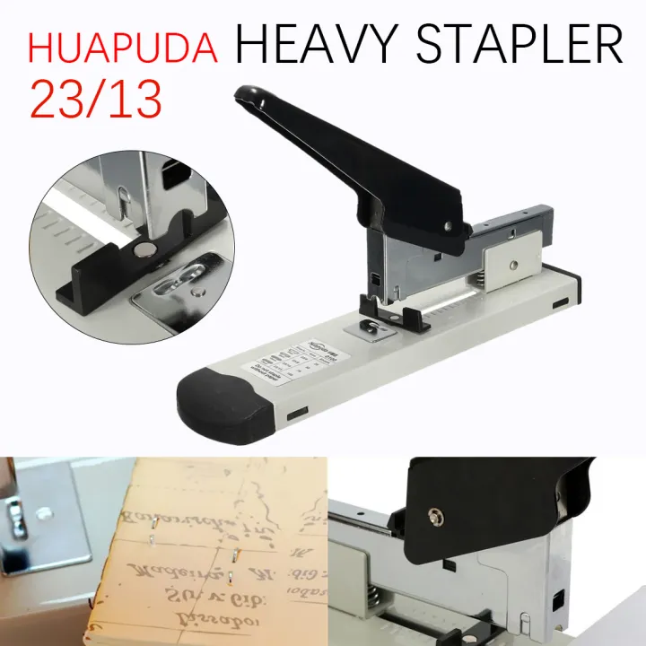 Huapuda Heavy Type Metal Stapler Bookbinding Stapling 120 Sheet