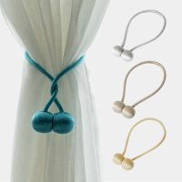 【Approving】 2Pcs Curtain BandageMagnetic Buckle Drawstring Rope Decoration Accessories Home Decore Magnetic Curtain Holder