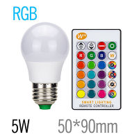 E27หลอด Led Rgb อัจฉริยะ15W 10W 5W 220V หรี่แสงได้ Rgb Rgbw Rgbww โหมดความจำ Ir ระยะไกลที่มีสีสันวันหยุดบาร์คลับโคมไฟกลางคืน