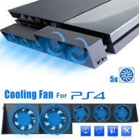 Ps4 Turbo พัดลมระบายความร้อนภายนอก Usb Cooler พร้อมหม้อน้ำควบคุมอุณหภูมิอัตโนมัติสำหรับ Playstation 4เกมคอนโซลอุปกรณ์เสริม