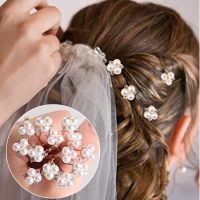 6pcs Bridal Wedding Hair Accessories Rhinestone Pins Forks for Bride Headpiece Jewelry