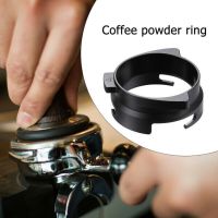 Kitchen Powder Ring Espresso Accessory Aluminum Alloy Esspreso Coffee Machine Black Silver Coffe Bar Stamper For Home Household Electrical Connectors