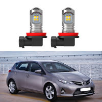 2pcs Canbus No Error White Car front LED fog lamp fog light for Toyota Auris 2013 2014 2015 2016 2017 2018