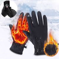 Professional Outdoor Winter Gloves Waterproof Moto Thermal Fleece Lined Resistant Touch Screen Non-slip Motorbike Riding Sports