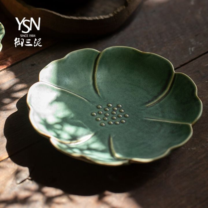 yusanni-guanpai4เครื่องใช้ในครัวเรือนที่ทำด้วยมือบริสุทธิ์ของจีนที่เป็นส่วนตัวและสร้างสรรค์ชามข้าวใบบัว