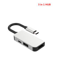 【✔】 The Auto Zone USB 3.0 Multi USB C HUB To HUB HDMI 4K /Sd/tf Card Reader/ ชาร์จเสียง/อะแดปเตอร์ RJ45สำหรับ MacBook Pro Type C Usb Splitter