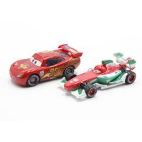 【Best-Selling】 Sarkar Express Pixar Car Lightning McQueen Vs Sco Bernoulli หล่อของเล่นน่ารักโลหะสำหรับของขวัญสำหรับเด็ก1:55แบรนด์หลวม