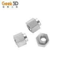 เครื่องพิมพ์3D ตัวแบ่งนอกศูนย์เหล็กเปิด10ชิ้นตัวแบ่งนอกศูนย์รูขนาด10X5มม. สำหรับชิ้นส่วนเครื่องพิมพ์3D อะลูมิเนียมม้วนรูปตัววี