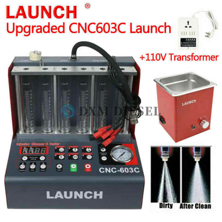 DXM Launch CNC603C Car Fuel Injector Tester Cleaner Machine Injector