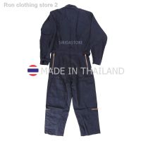 [คุ้มราคา!!] ▥☾สีกรม ชุดหมีช่าง ชุดหมีกู้ภัย ชุดหมี SAFETY ชุดนักโทษ แขนยาว Coverall ชุดหมี ชุดหมีช่าง **พร้อมส่ง**