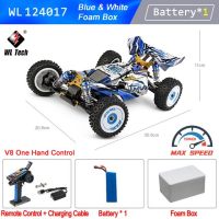 WLtoys มอเตอร์ออฟโรด,มอเตอร์ออฟโรดมอเตอร์ไร้แปรงถ่านความเร็วสูง4WD ใช้รีโมตควบคุมระยะไกลได้รถแข่ง RC 124017 V8