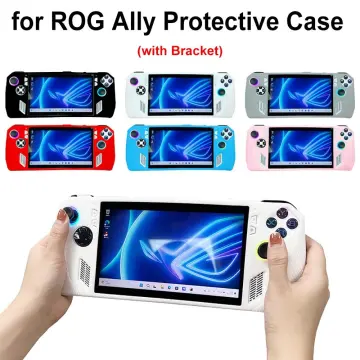 Silicone Protective Cover for ASUS ROG Ally Case Handheld Console Stand  Anti-Drop With stand function - AliExpress