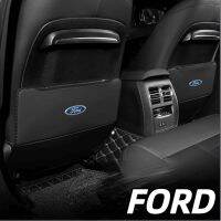 FORD LOGO car rear seat anti-kick leather pad MUSTANG F-150 Fiesta FOCUS ESCAPE EDGE EXPLORER Expedition mendeo anti-dirty pad seat storage interior modification