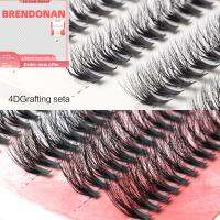 BRENDONAN 10-14มม. กระจุกขนตา 200ชิ้นค่ะ คลัสเตอร์ขนตา Applicator ด้วยตนเองที่บ้าน ขนตาแต่ละชิ้น สำหรับผู้หญิง