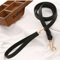 Leather Dog Leash Pet Dogs Leashes Black Brown Solid Dog Training Leashes for Large Medium Dogs Lead Rope Puppy Pet Supplies Collars