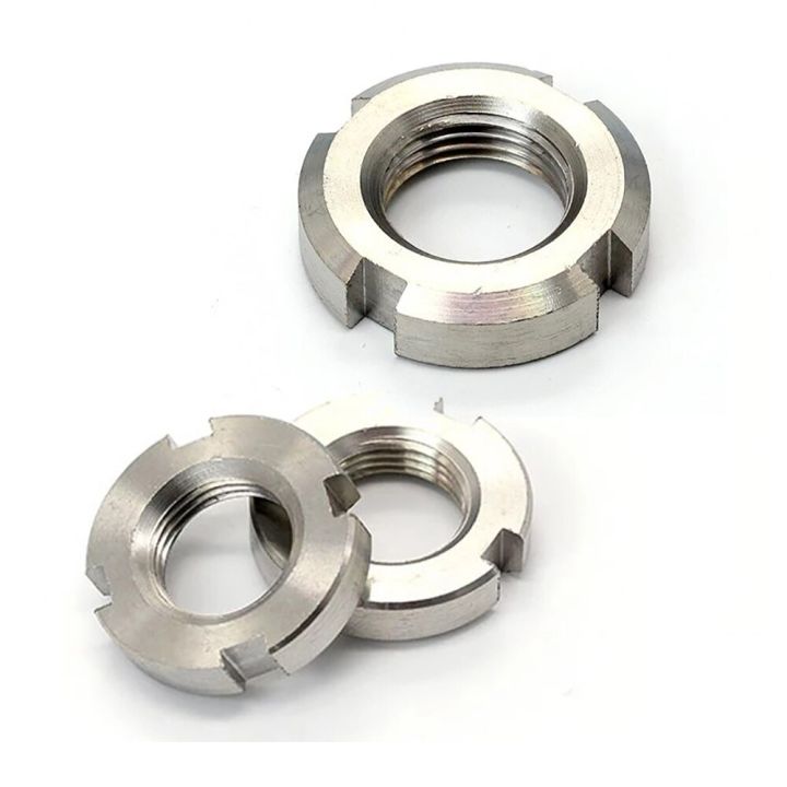 1piece-2pcs-m27-m30-m36-m39-m40-m45-m48-m50-sus304-stainless-steel-slotted-round-nuts-locknuts-with-fine-p2-0-thread-gb812-nails-screws-fasteners