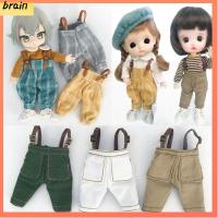 BRAIN 5รูปแบบ 1/12ตุ๊กตา BJD สำหรับ ob11 obitsu11 เสื้อผ้าตุ๊กตาหลวม กางเกงขายาวตุ๊กตา กางเกงขายาวลำลอง กางเกงตุ๊กตาแฟชั่น