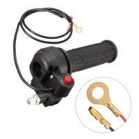 Mayitr 1pc 47cc 49cc Motorcycle Scooter Dirt Bike Twist Throttle Grip Stop Kill Switch Cable 2 Wires For 22mm Diameter Handleb