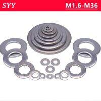 M1.6M2M2.5M3M3.5M4M5M6M8M10M12M14M16M18M20M22-M36 DIN125 Spacer Stainless Steel Washer Plain Gasket for Screws Flat Metal Washer Nails  Screws Fastene