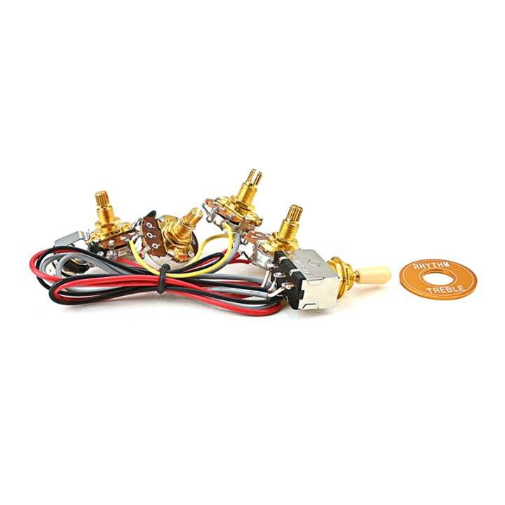 electric-guitar-wiring-harness-kit-replacement-2t2v-3-way-toggle-switch-250k-pots-amp-jack-for-les-pual-style-guitar