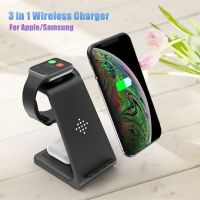 3 in 1 Induction Qi Wireless Charger Fast Charging Holder For iPhone 14 13 12Pro Samsung Galaxy Watch 5 For Apple iWatch Charger