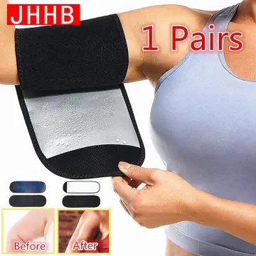 Saunana Arm Shaper for Women Arm Trimmers Slimming Wrap for Flabby Arms 2  Pieces Pair Adjustable Sauna Sweat Arm Shaper