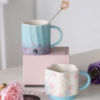 Startbuck ขาตั้งกล้อง Taiwan Starbuck 2022 Cherry Blossom ซีซั่นเชอร์รี่สีชมพูน่ารักโรแมนติก Gelas Mug กระบอกใส่น้ำสแตนเลสสตีล Starbuck Tumbler Starbuck Straw