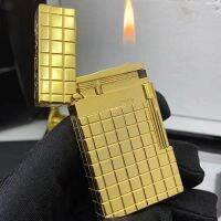 ✇✎ New Paris Brands Lattice Gas Cigarette Ligne 2 Lighter Refillable Smoking Classic Ping Sound Cigar Outdoor Men Memorial Gift